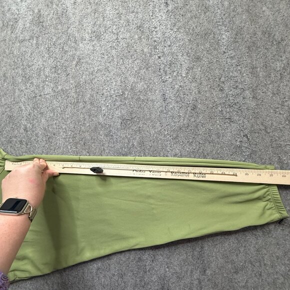 Nike Dri-FIT Challenger Woven Running Pants Men M Green 27" Ankle Zip Tapered - Picture 13 of 16